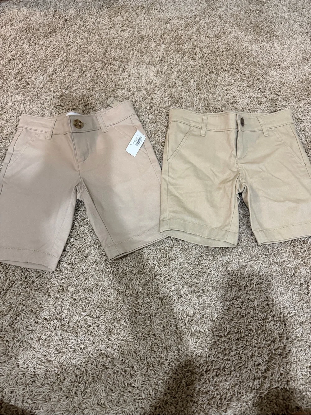 Old Navy Kids Tan Chino Shorts Duo